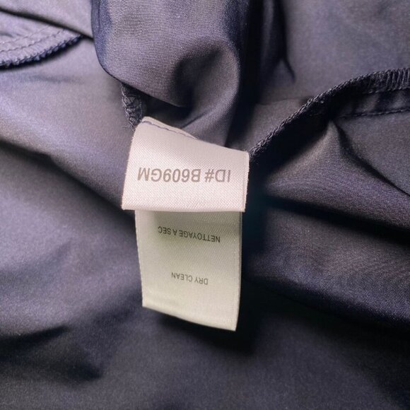 BCBGMAXAZRIA Navy Tafetta Black Bow Dress Size XS - Picture 7 of 12